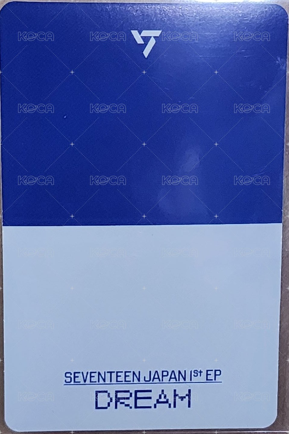 DREAM 專輯卡 通常盤 背面