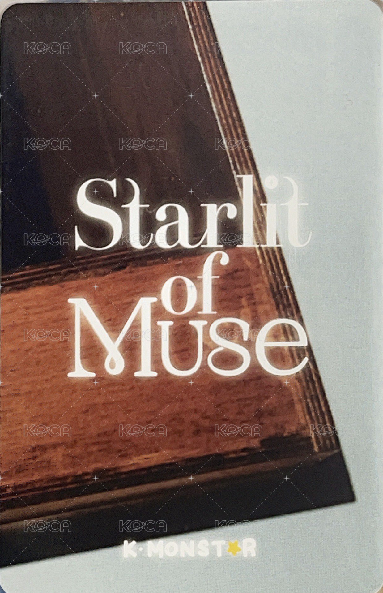 Starlit of Muse km 台北 簽售卡  背面