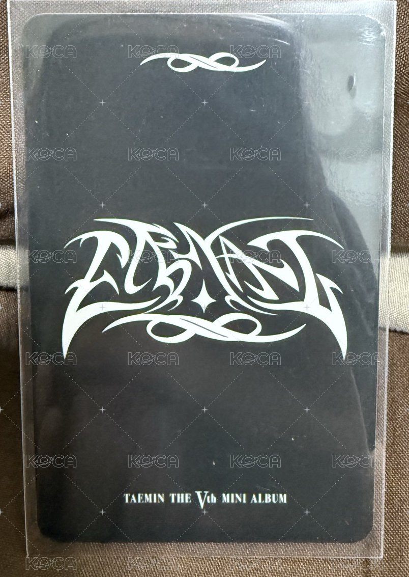 mini5 專輯卡  背面