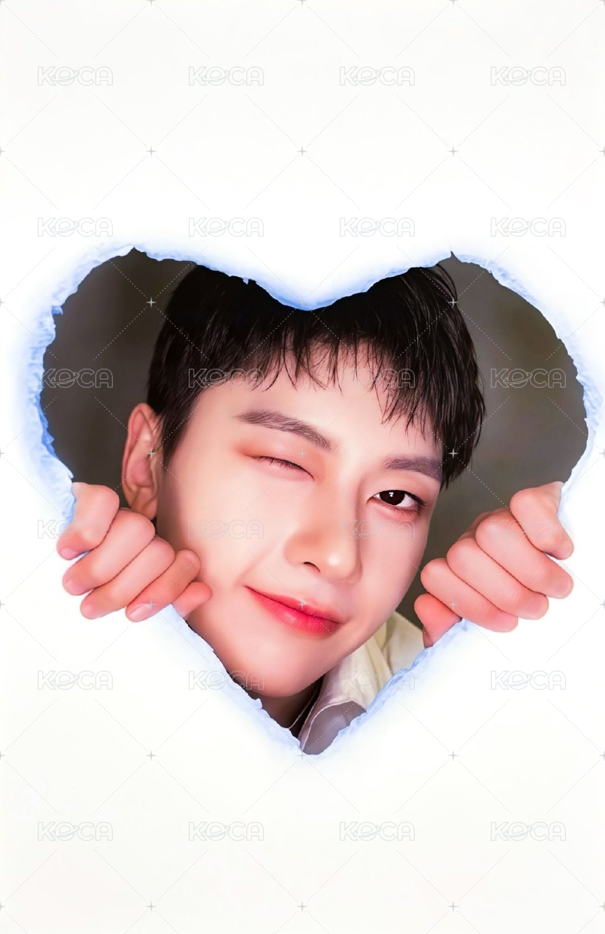 迷三 ms 5.0 特典卡 愛心相框 ver. 正面