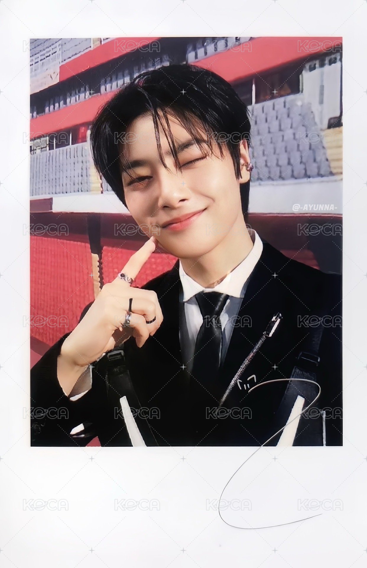 1st 日本巨蛋巡迴 滿額卡 首爾場線下滿額拍立得 正面