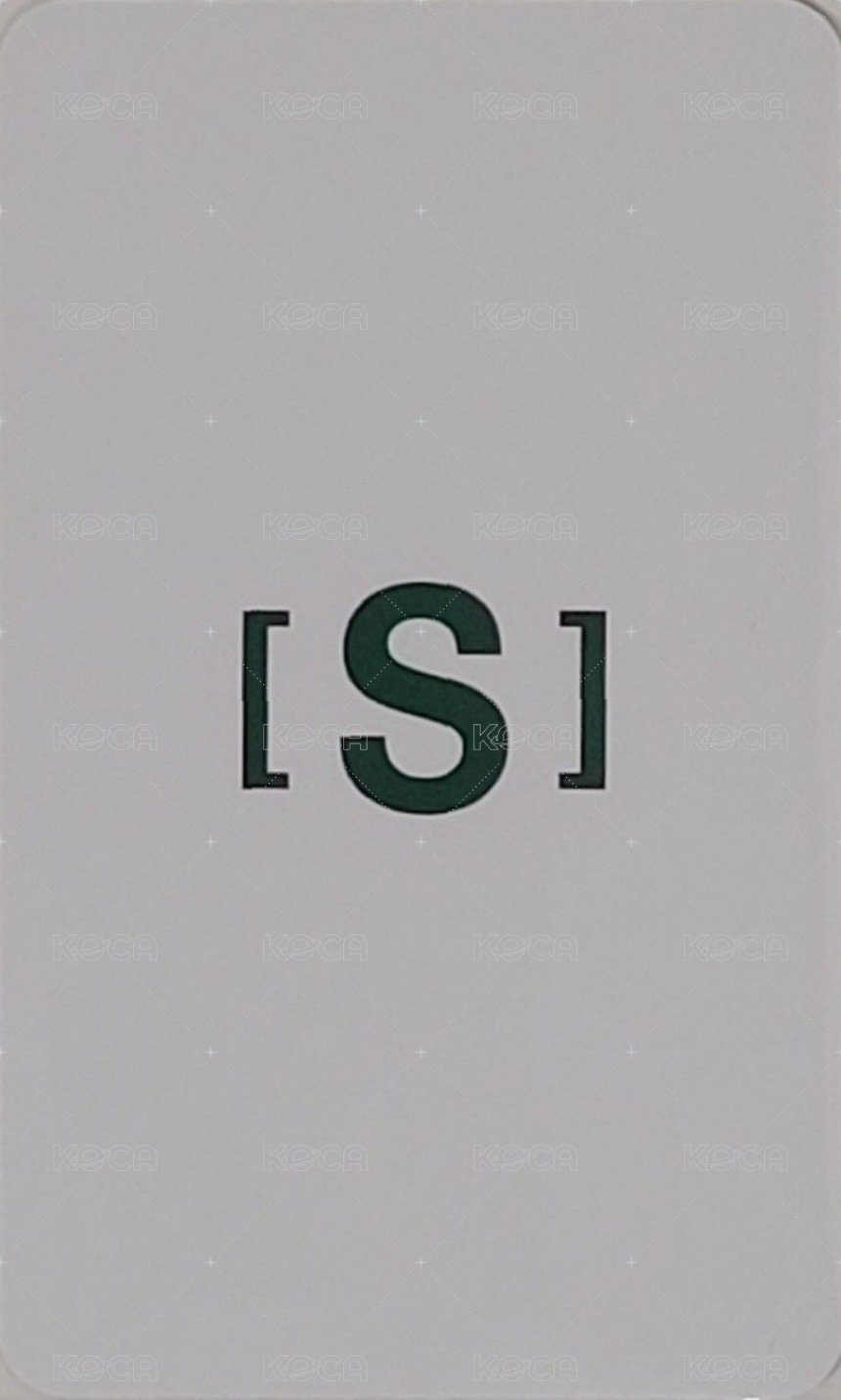 S jjmuze 簽售卡 bebe jjm1.0莎 背面