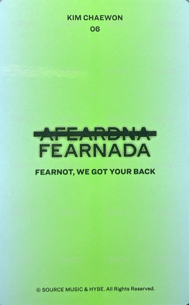 24‘fm 隨機卡  背面