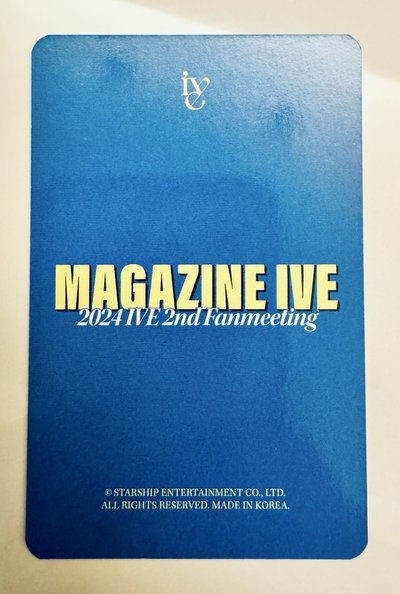 24’FM MAGAZINE IVE 隨機卡 雙人卡安怜