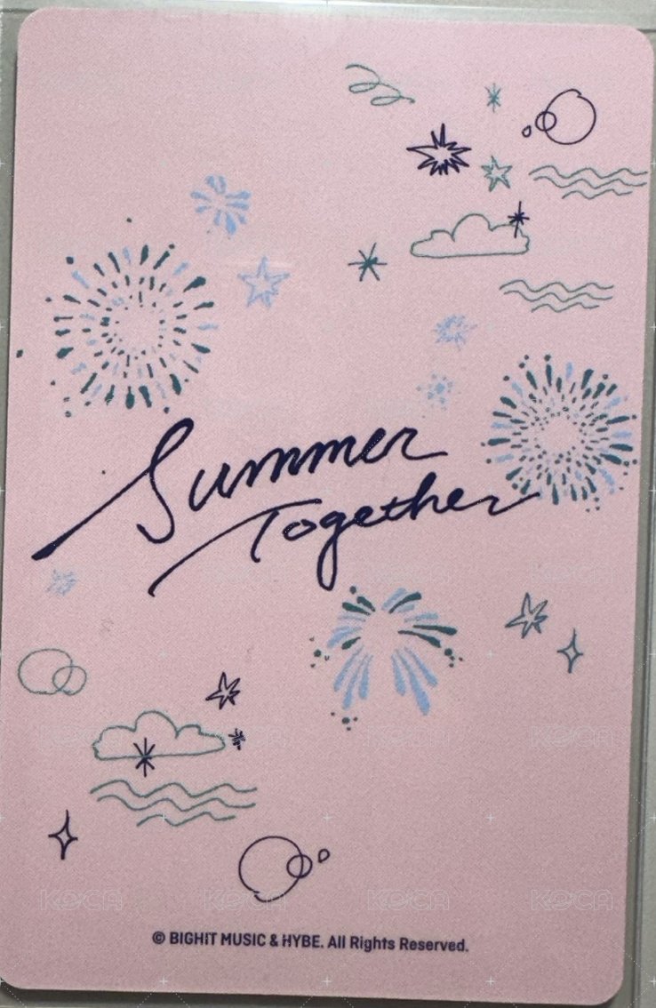 Summer Together 隨機卡  背面