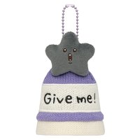 吉伊卡哇樂園 吊娃 黑星星毛帽