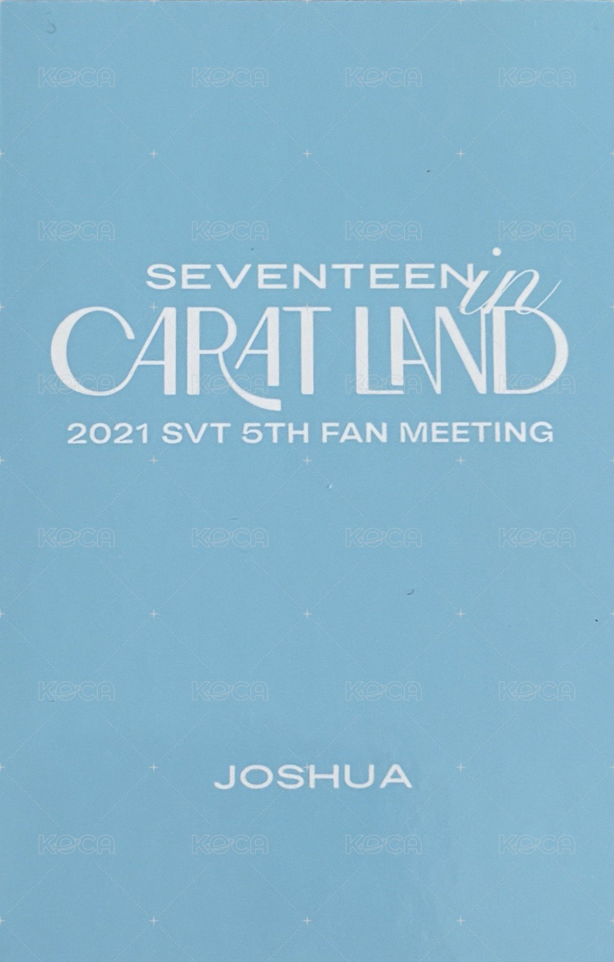 21‘克拉島 周邊卡 橙t卡 背面