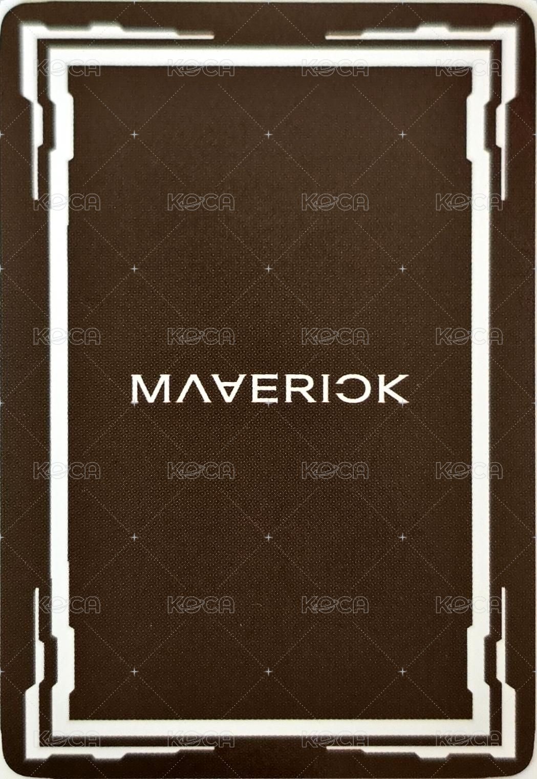 Maverick wd 3.0 簽售卡  背面