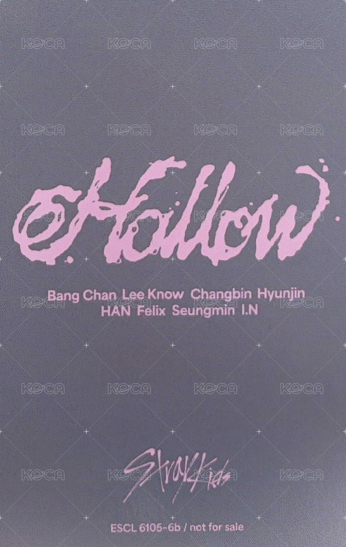 Hollow 專輯卡 初回生產限定盤B 背面