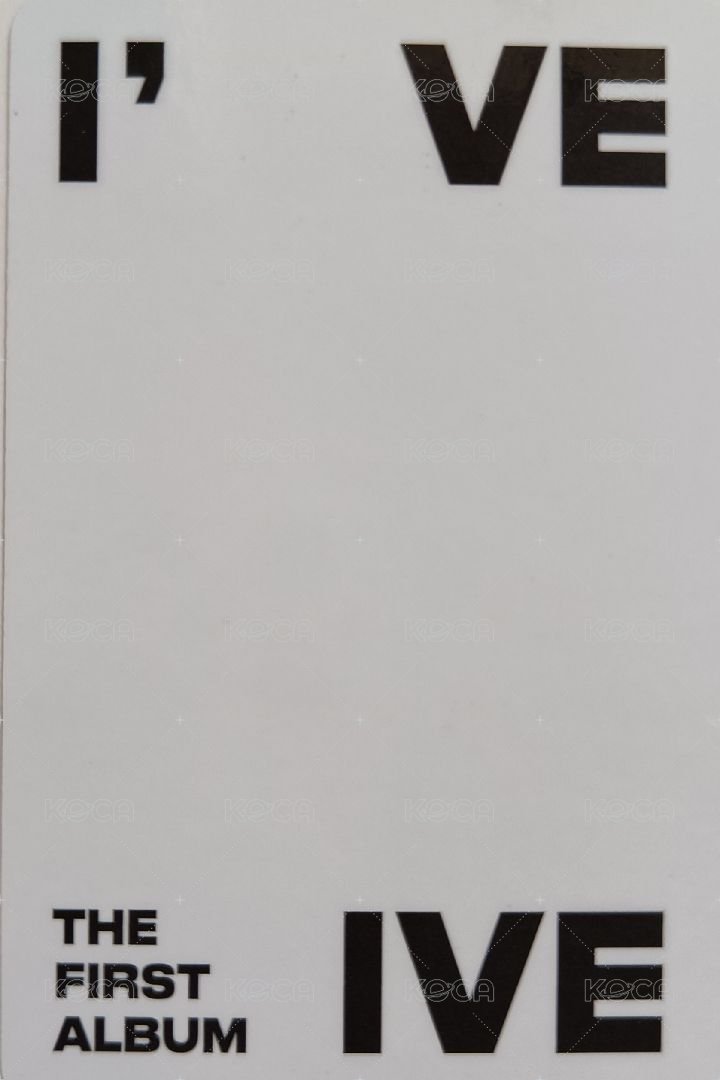 I've IVE 船特 6+3 特典卡  背面