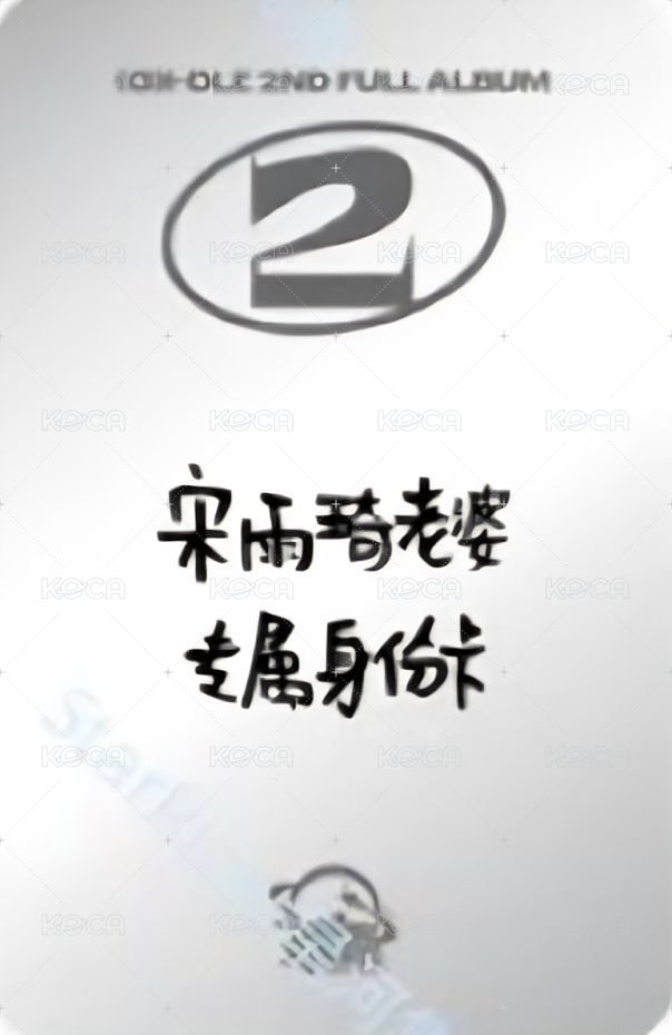 正規二 sr 1.0 特典卡 老婆卡 背面