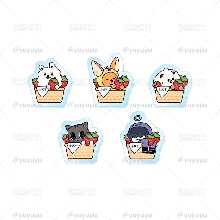 TXT 日巡徽章 角巴兔 全新未拆