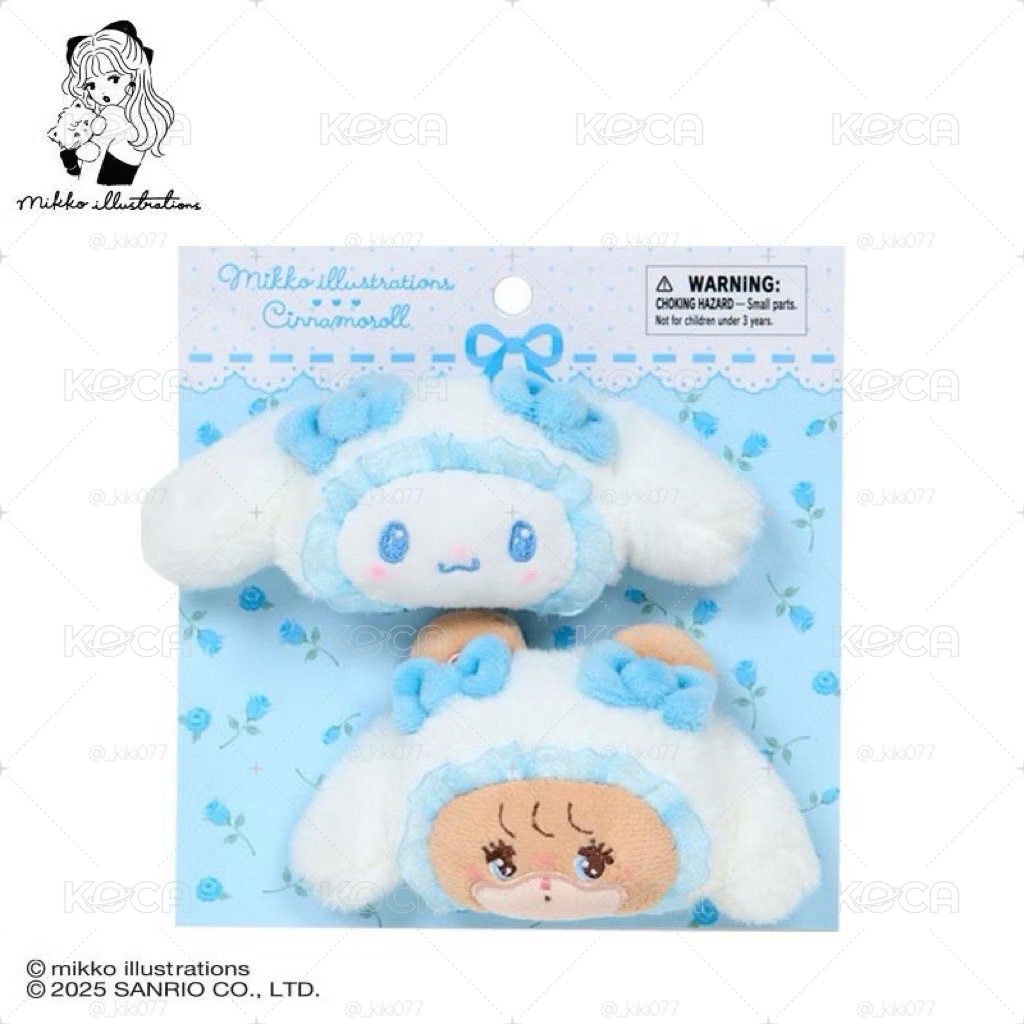 限量現貨🌟日本三麗鷗 x mikko illustrations 限量聯名🎀髮夾🎀