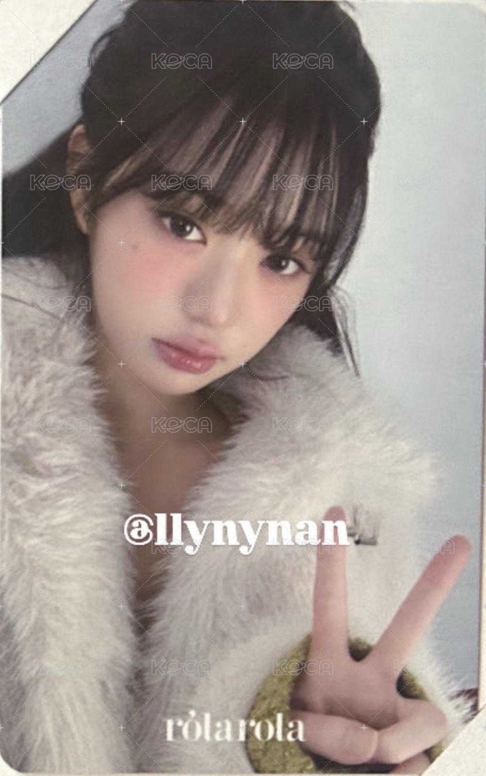 rolarola 代言卡 7.0 正面