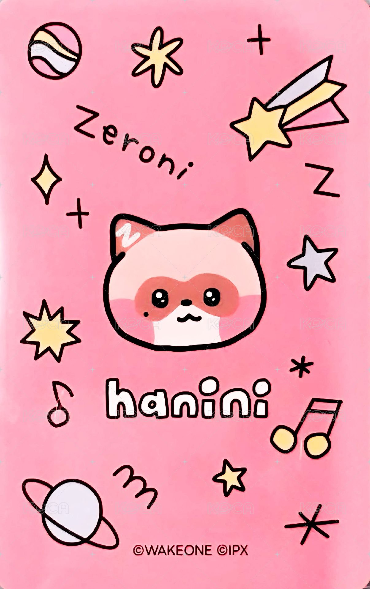 迷三快閃 周邊卡 PVC卡套卡 背面