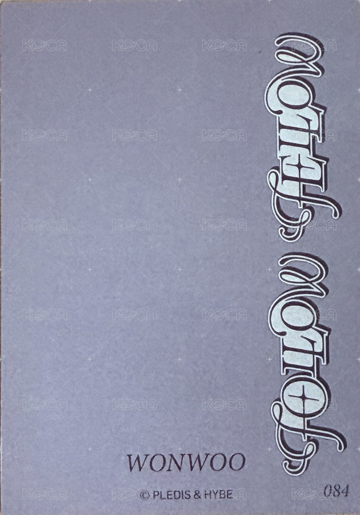 FOLLOWFELLOW 隨機卡  背面