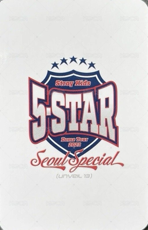 1st 日本巨蛋巡迴 線上 滿額卡 首爾特別場 背面