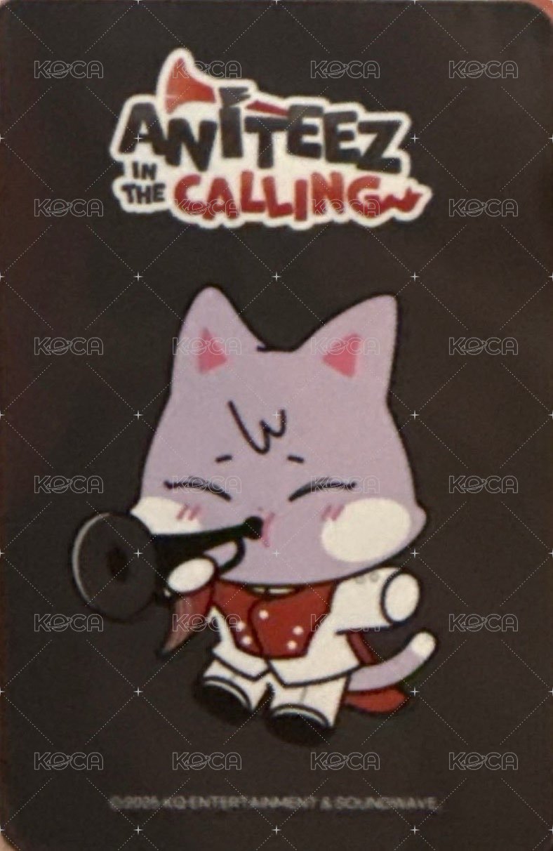 ANITEEZ IN THE CALLING 周邊卡 資料夾 CALLING PROFILE HOLDER 背面