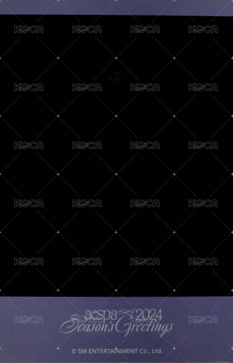 24年曆 sw 特典卡 冬 背面