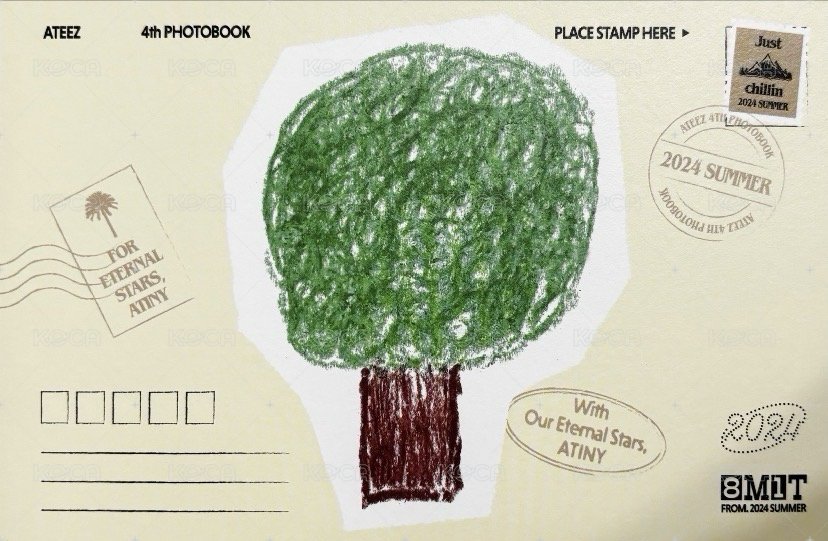 2024夏寫 明信片  背面