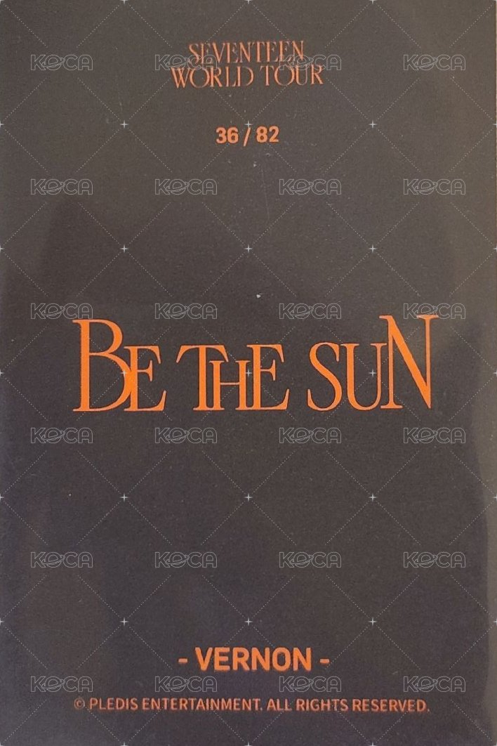 BE THE SUN 隨機卡 卡包卡 背面