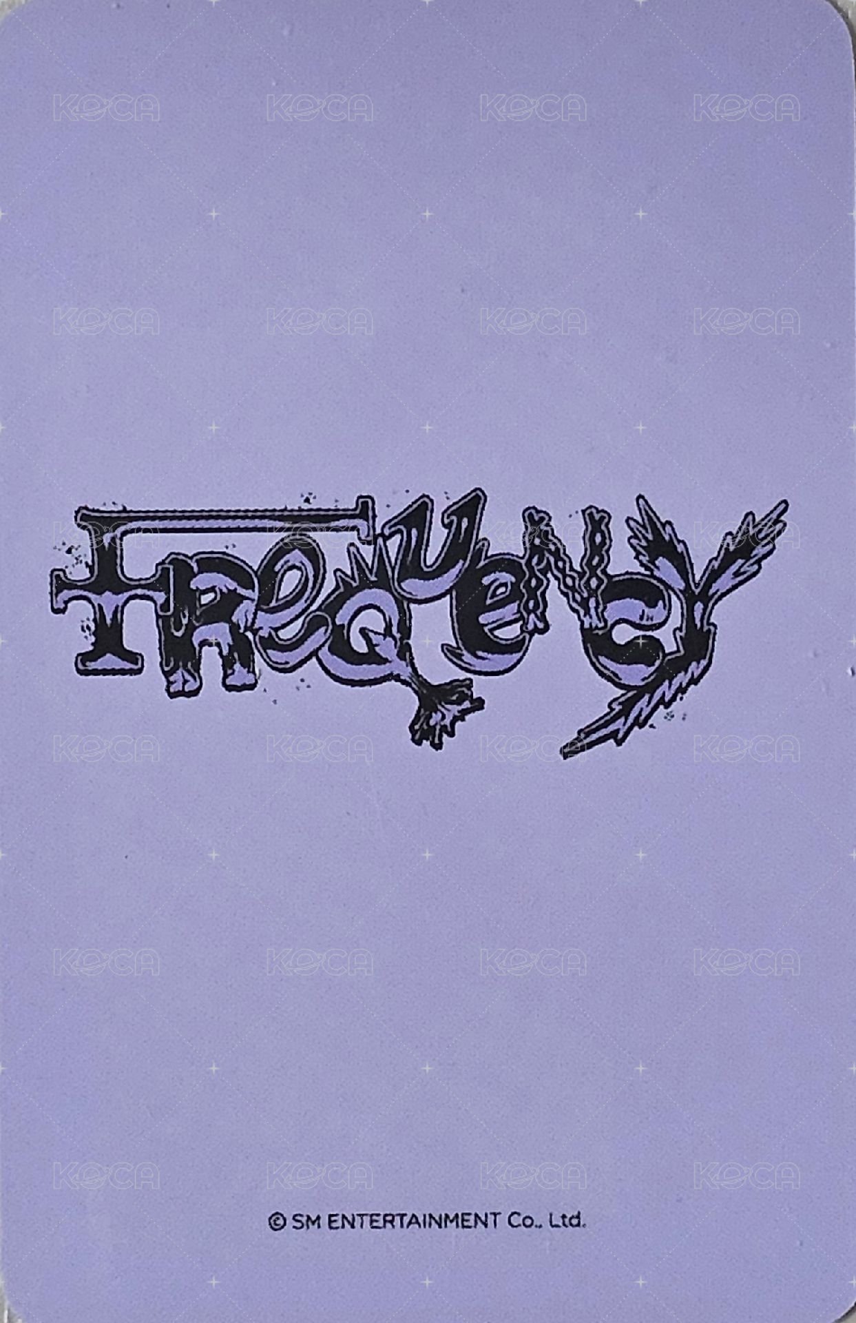 FREQUENCY wm 特典卡  背面