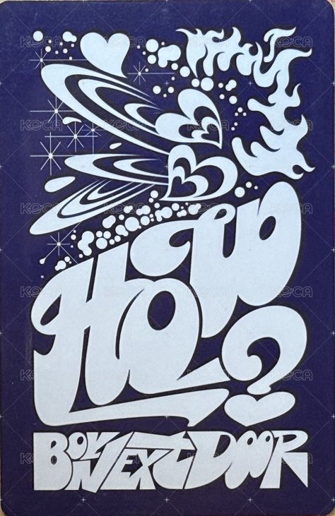 HOW? 專輯卡 FIRE ver. 2 背面