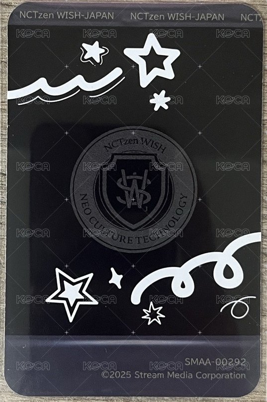 日會 會員禮卡 二期 背面