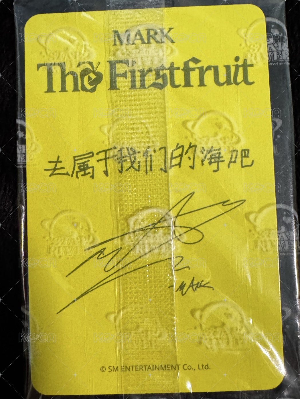 The Firstfruit sr 特典卡 中文卡背 背面