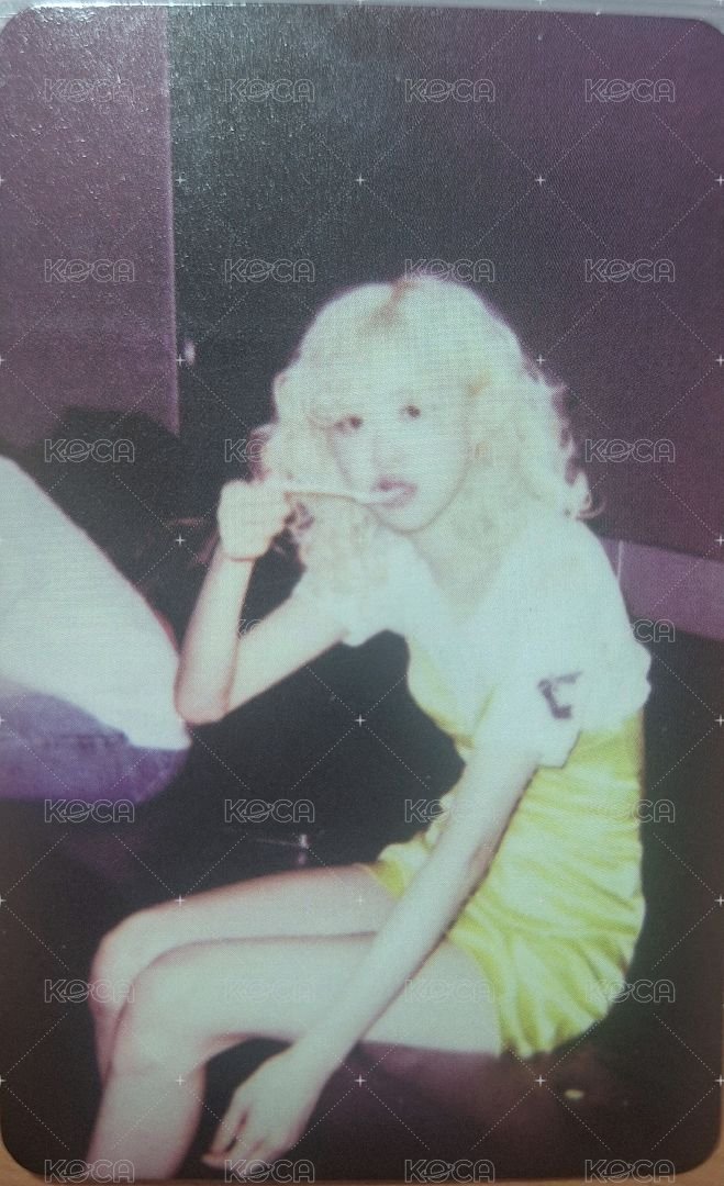 rosie 專輯卡  正面