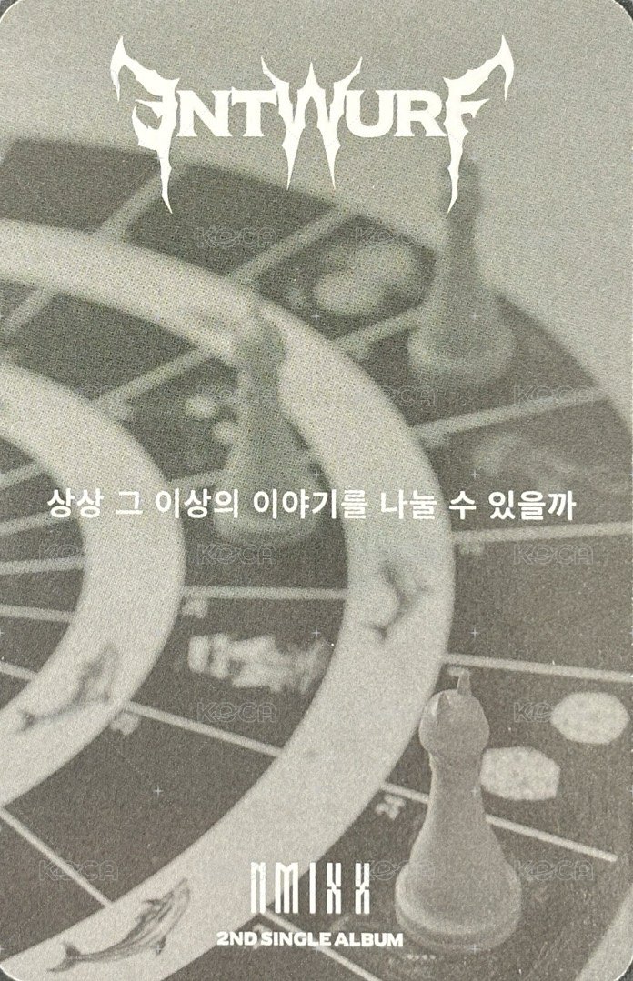 ENTWURF 專輯卡 普版 ver. A 莉 背面