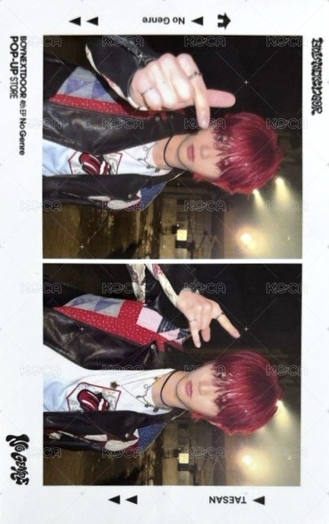 No Genre 滿額卡 首爾線下快閃 二宮格 4 正面