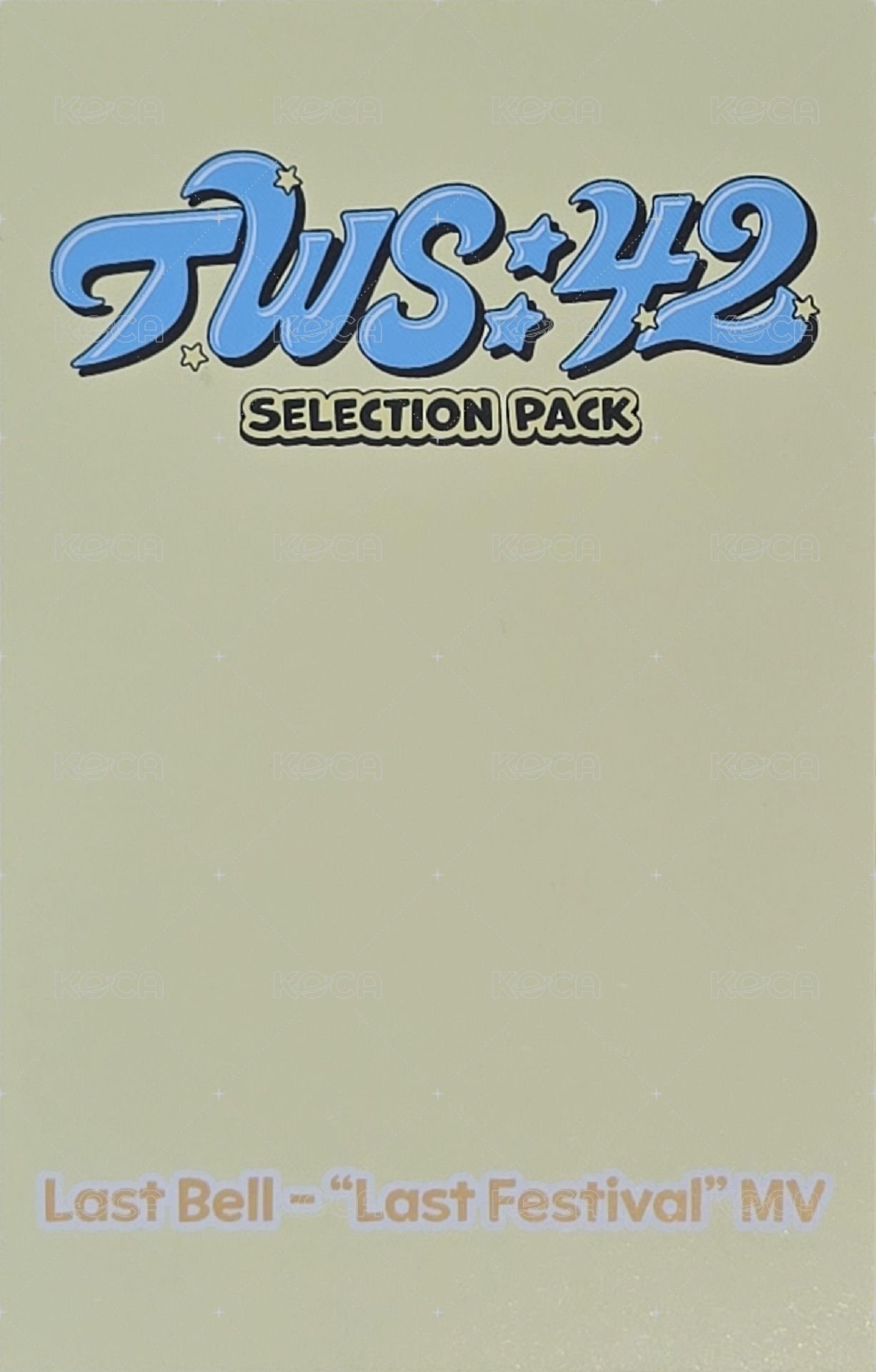 TWS:42 Selection Pack 周邊卡  背面