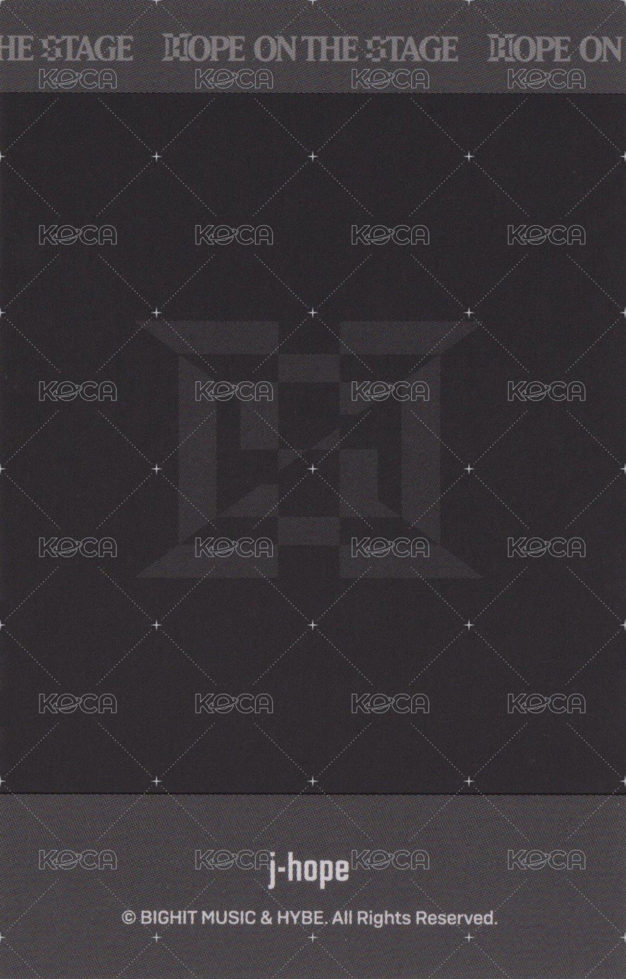 HOTS Tour 周邊卡 拍立得(1/6) 背面