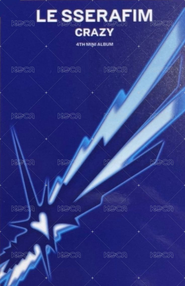 CRAZY knpops 預售 特典卡  背面