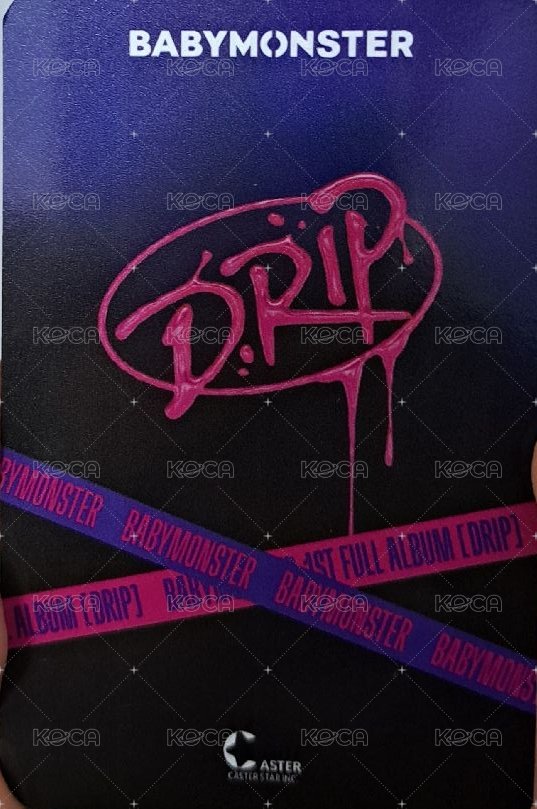 DRIP   滿額卡 上海深圳399滿額 背面