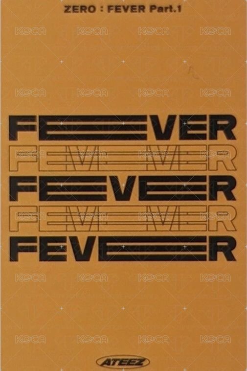 FEVER再版專 專輯卡 Platform Inception 背面