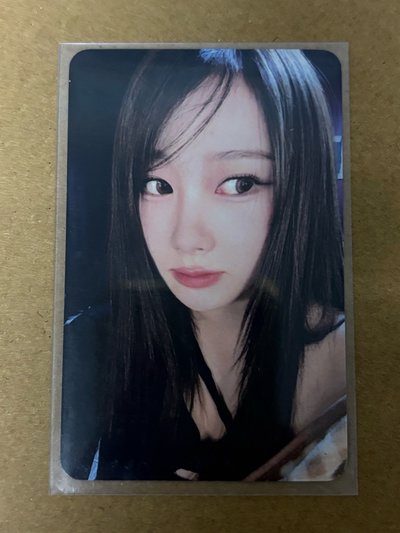 aespa Giselle 吉吉 正規一 hl 幸運卡 吉