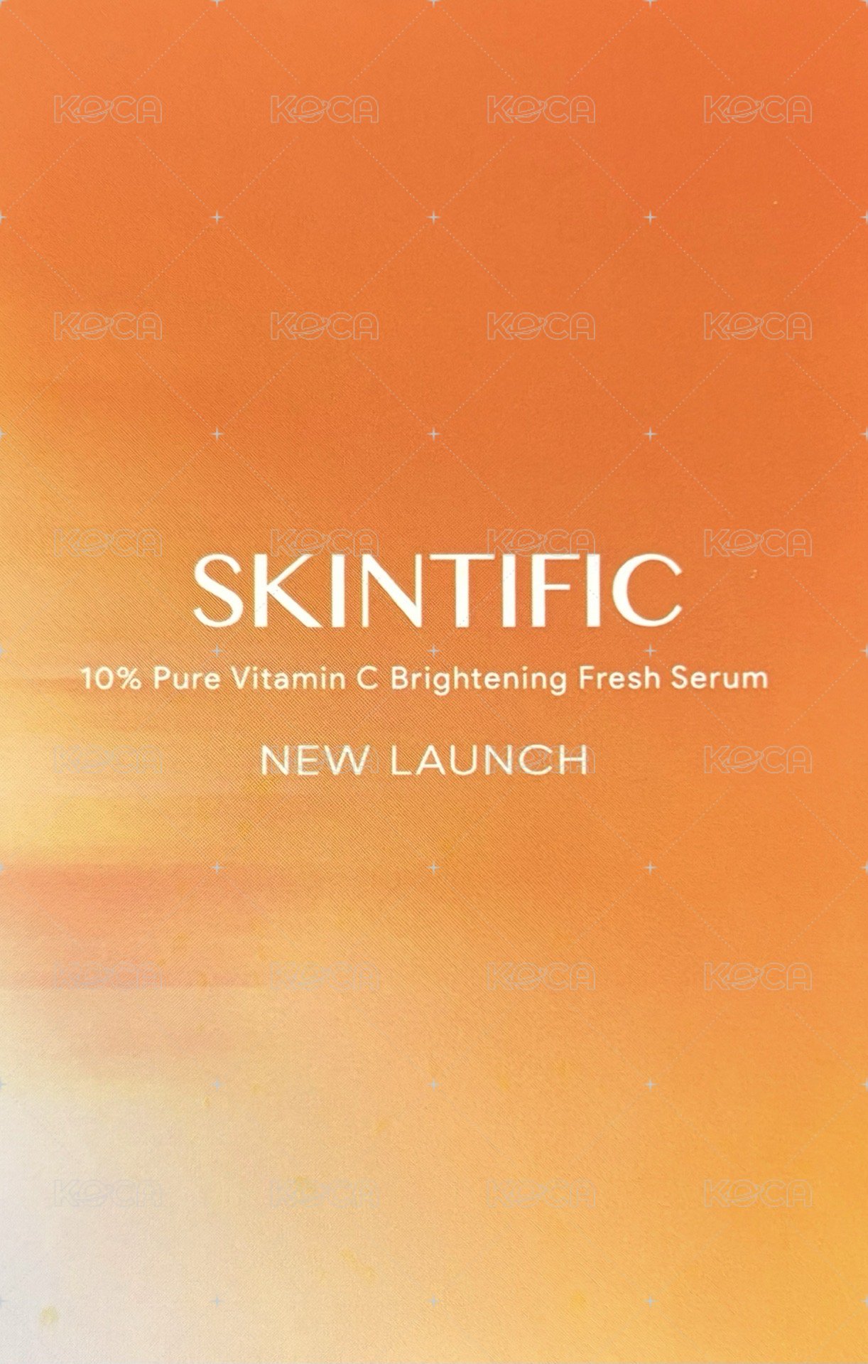 代言卡 SKINTIFIC 背面