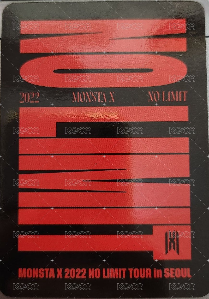 2022巡演首爾場 周邊卡 隨機卡包 背面