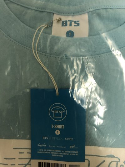 BTS 防彈少年團 日本三期 周邊 上衣Tshirt 1 君に届く