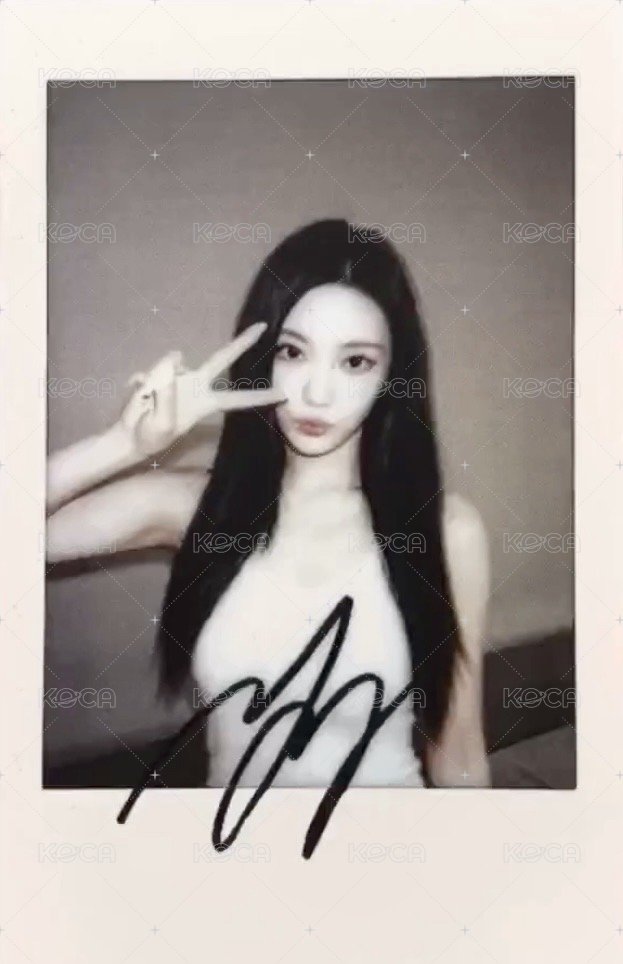 Dirty Work 泡泡摩奇 簽售卡 拍立得 寧 正面