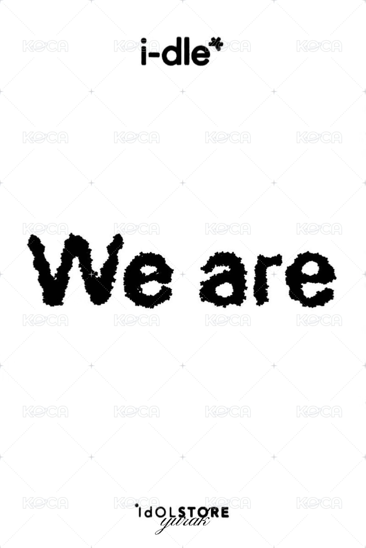 We are 偶店 3.0 簽售卡  背面