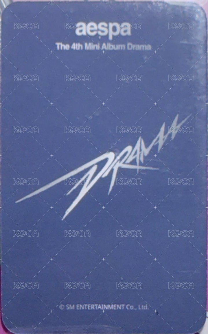 Drama am 簽售卡 簽售吉 懟臉吉 背面