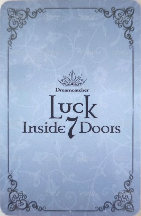 七扇門巡演 隨機卡 卡包卡 背面