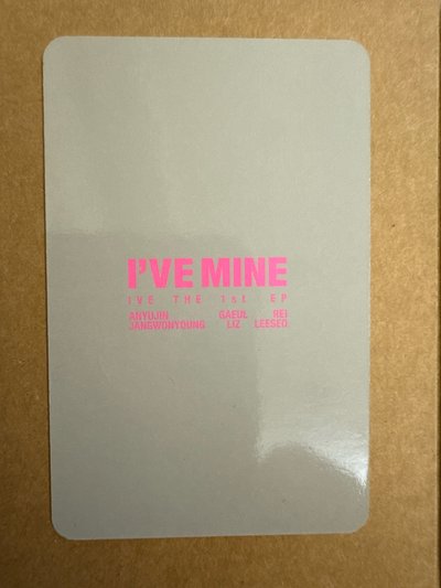 I'VE MINE 專輯卡 BADDIE ver. 專卡