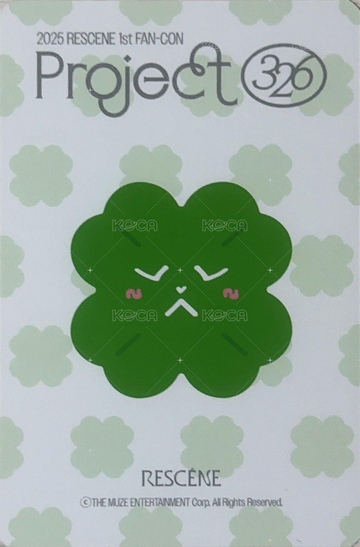 Project 326 wm 壓力球卡 周邊卡  背面