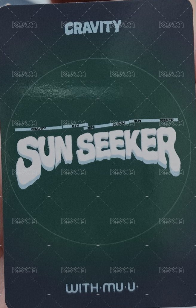 SUN SEEKER wm 3.0 簽售卡  背面