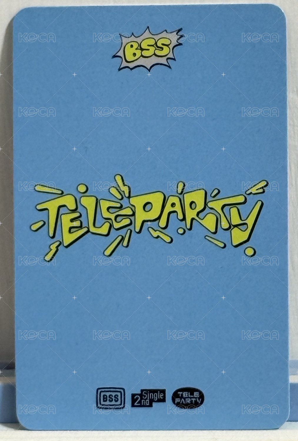 BSS<TELEPARTY> oy 特典卡  背面