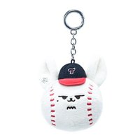 PPULBATU X LG TWINS 鑰匙圈吊飾 黃春棒球大頭吊飾